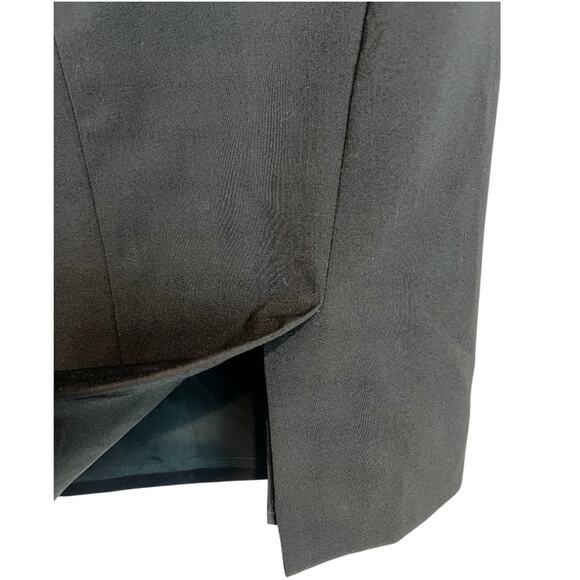 Theory Size 10 “Golca 2 Urban” Slit Pencil Skirt Lined virgin wool - Picture 4 of 11